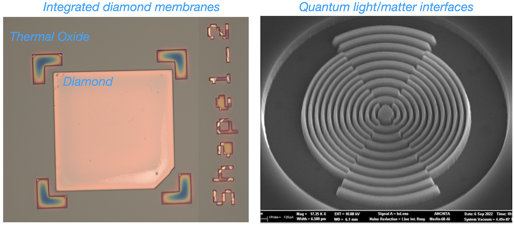 Quantum State Engineering in Thin-Film Diamond